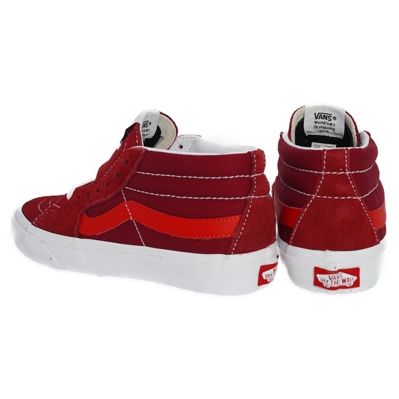 VANS SK8 MID RETRO SPORT MENS SNEAKERS (RED/WHITE) - Picture 5 of 5